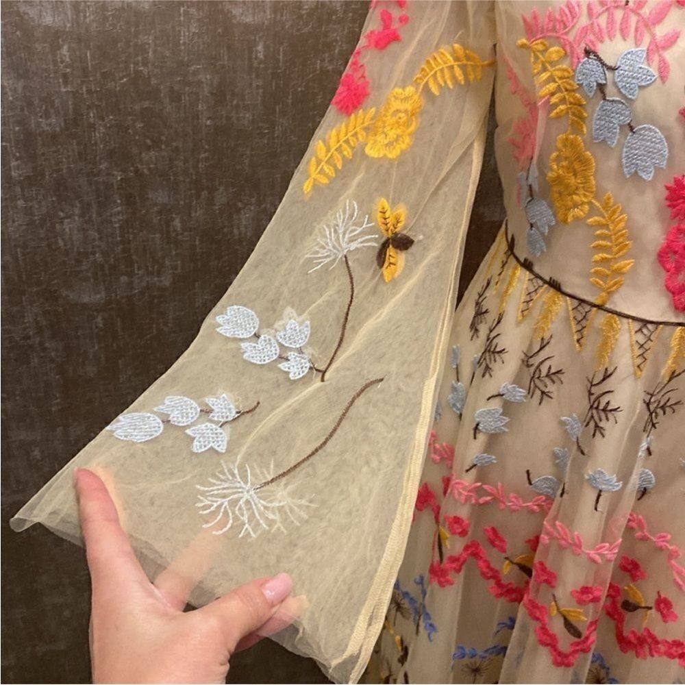 Floral Embroidered Maxi Dress - Picture 9 of 15